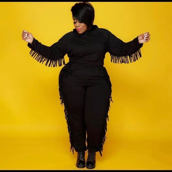 Pants - Womens Plus Size two piece set